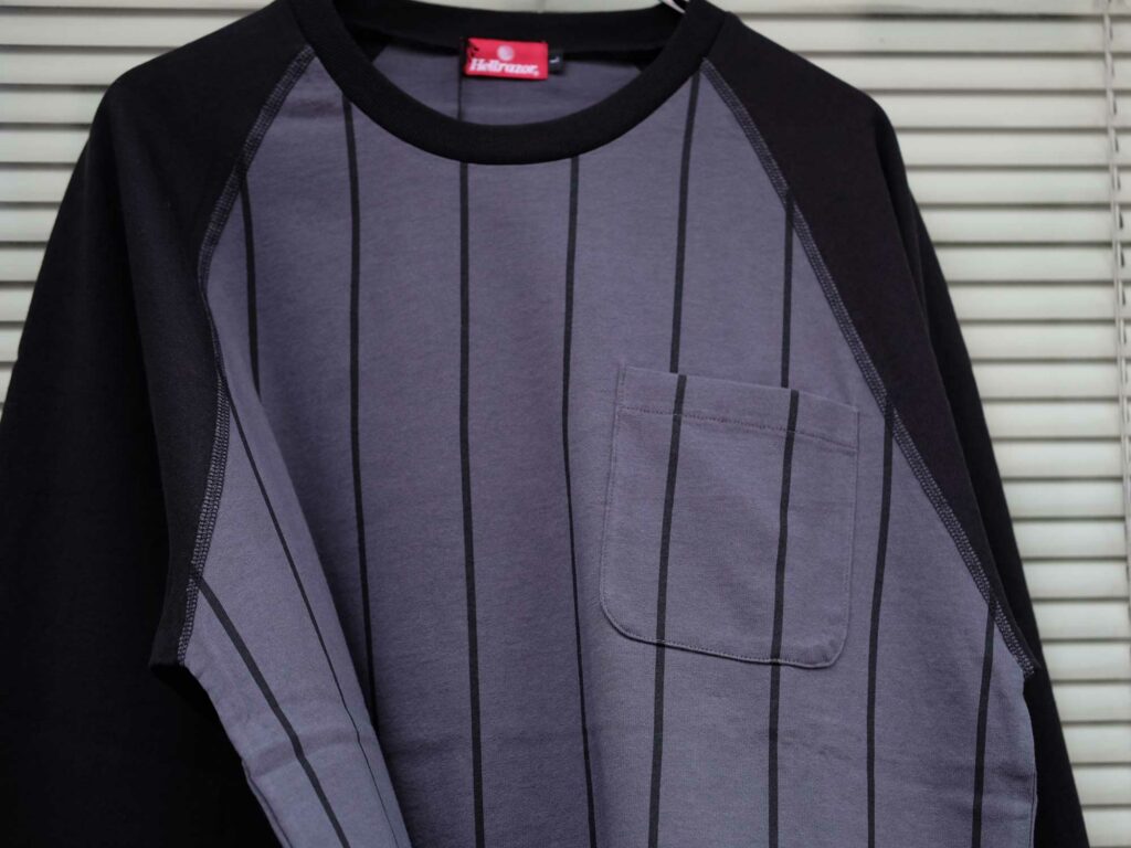 HELLRAZOR [BORN H POCKET RAGLAN LS SHIRT]